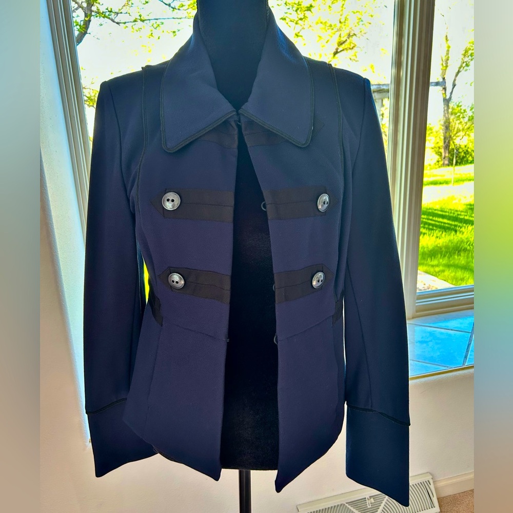 Cabi In The Band Military Style Jacket Dark Navy